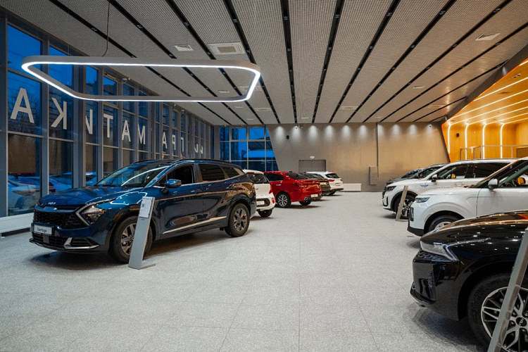 Автосалон KIA в Санкт-Петербурге - освещение рис.5